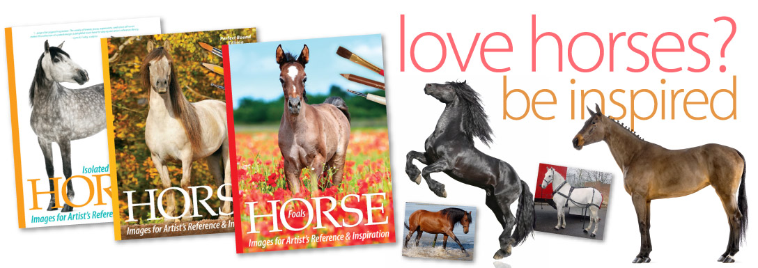 Horse Images Series for Artists: Horse pictures for reference and inspitation (model horse sculpting / customizing reference book