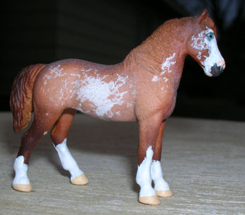 custom mini model horse by Sarah Tregay (pony)
