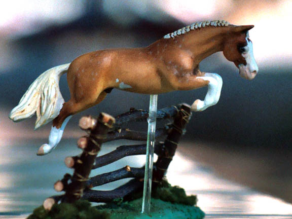 resin mini model horse by Sarah Tregay (Frequent Flyer)