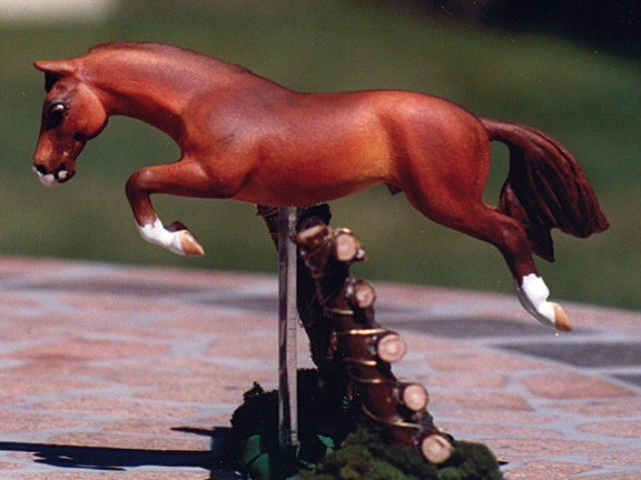 resin mini model horse by Sarah Tregay (Frequent Flyer)