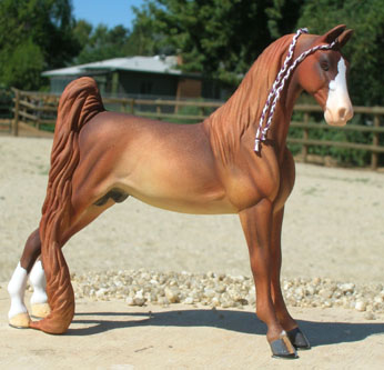 breyer stablemate custom mini model horse by Sarah Tregay