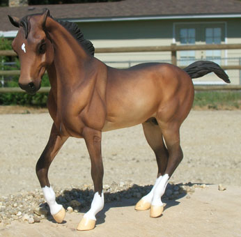 breyer stablemate custom mini model horse by Sarah Tregay