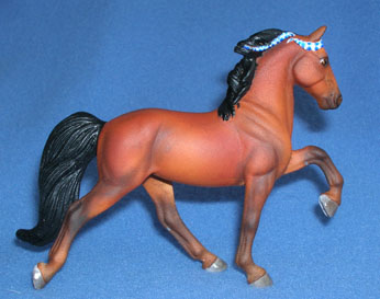 custom model horse by Sarah Tregay