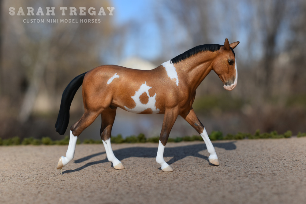 breyer stablemate custom mini model horse by Sarah Tregay