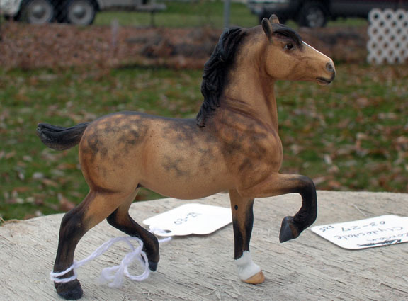 custom mini model horse by Sarah Tregay (drafter)