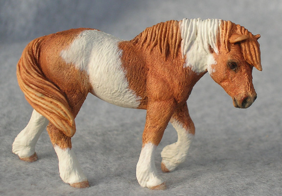 custom mini model horse by Sarah Tregay (pony)