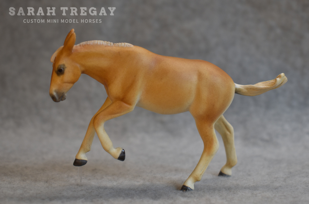 CM Breyer by Sarah Tregay, a Custom Mini/ Stablemate Model Horse Rovet to mule