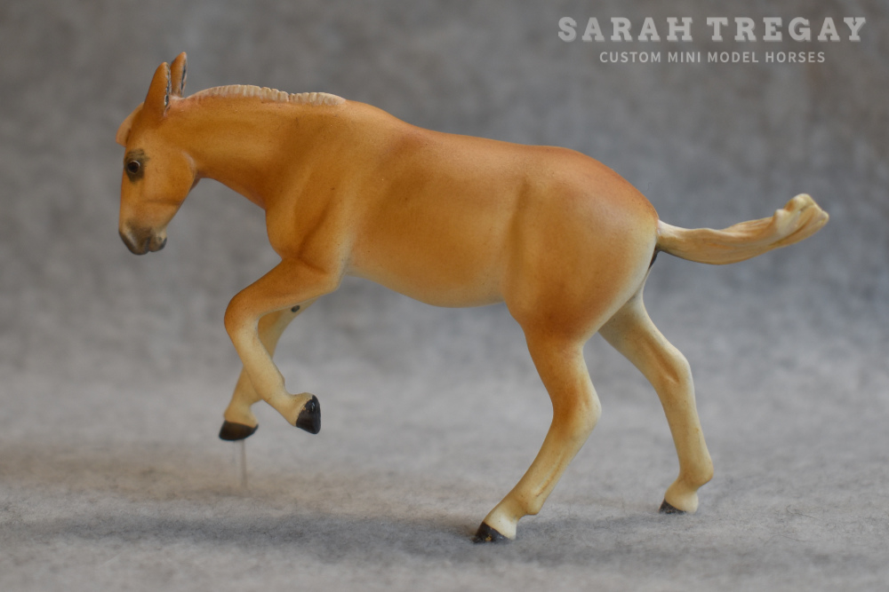 CM Breyer by Sarah Tregay, a Custom Mini/ Stablemate Model Horse Rovet to mule