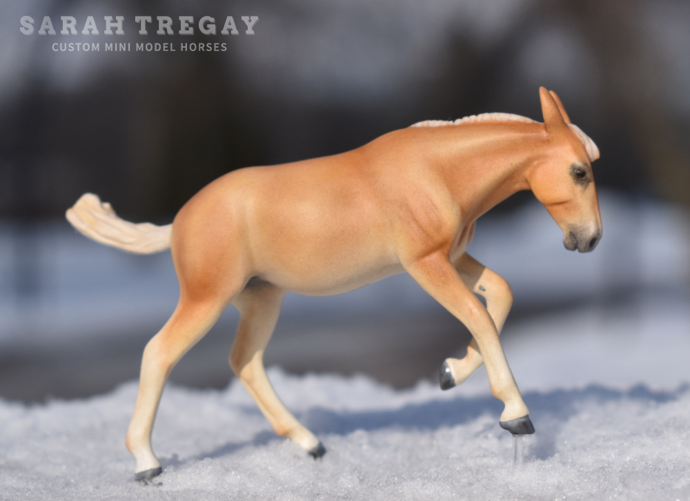 CM Breyer by Sarah Tregay, a Custom Mini/ Stablemate Model Horse Rovet to mule