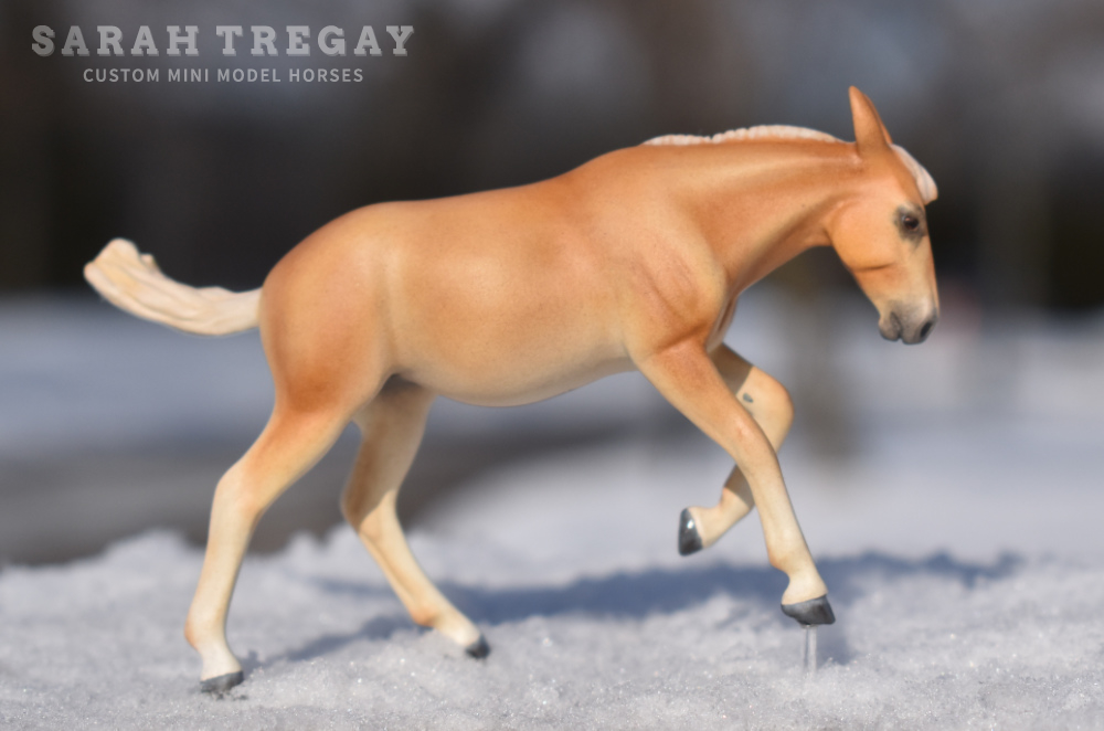CM Breyer by Sarah Tregay, a Custom Mini/ Stablemate Model Horse Rovet to mule