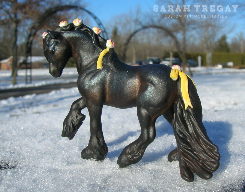 breyer stablemate custom mini model horse by Sarah Tregay