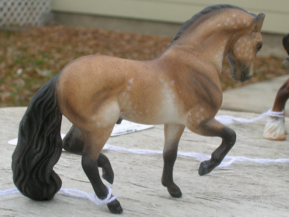 custom model horse by Sarah Tregay