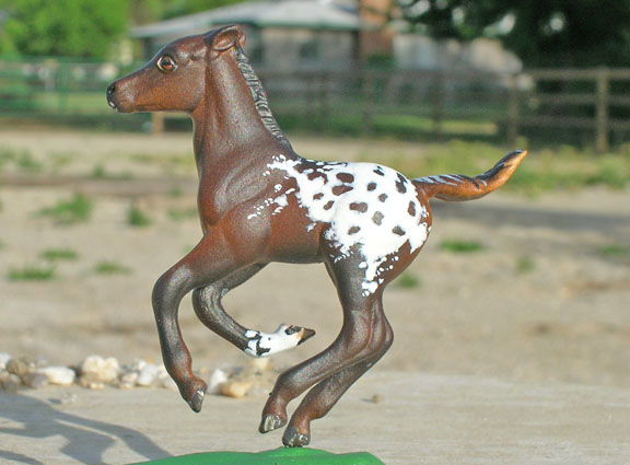 custom model horse by Sarah Trega Custom Breyer stablematey