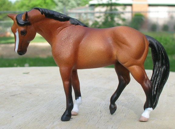 custom model horse by Sarah Tregay Custom Breyer stablemate
