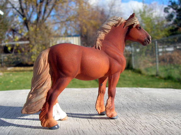 custom mini model horse by Sarah Tregay (pony)
