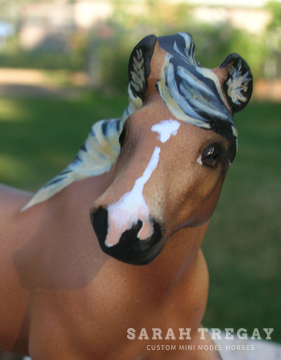 custom mini model horse by Sarah Tregay (pony)