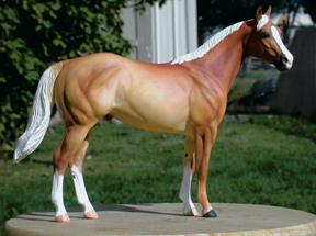 custom model horse by Sarah Tregay