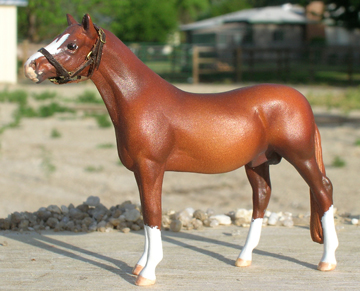 custom mini model horse by Sarah Tregay (Breyer CM)