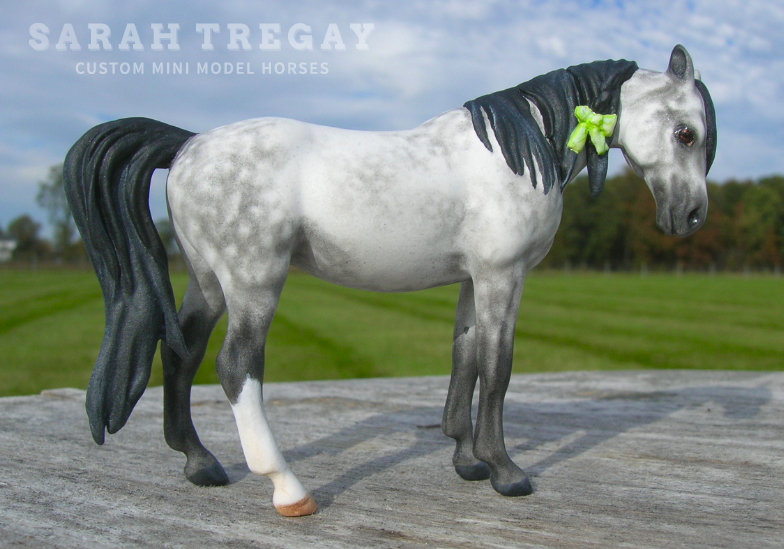 G1 Arab Mare Custom by Sarah Tregay Copy Cat Custom Model 2019, breyer stablemate custom mini model horse