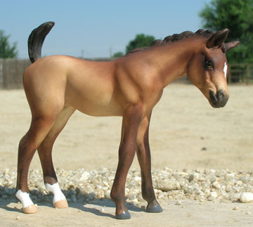 custom model horse by Sarah Tregay