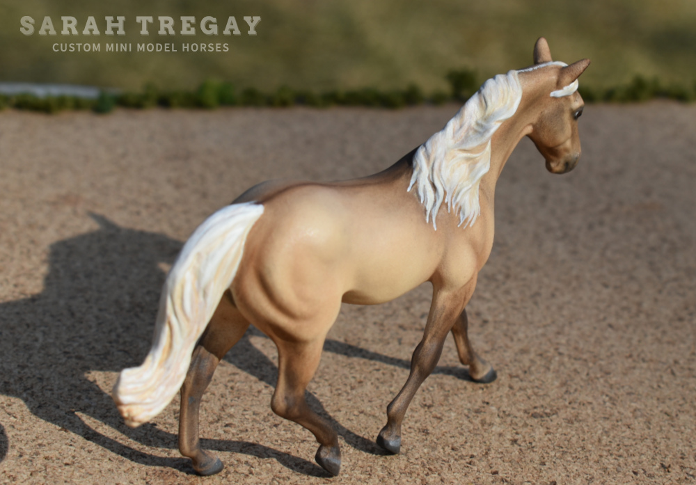 CM dunalino MFT gelding by Sarah Tregay, a Custom Mini/ Stablemate Model Horse