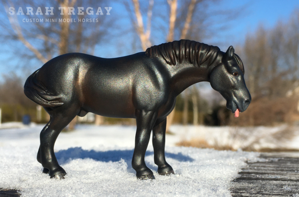 breyer stablemate custom mini model horse by Sarah Tregay