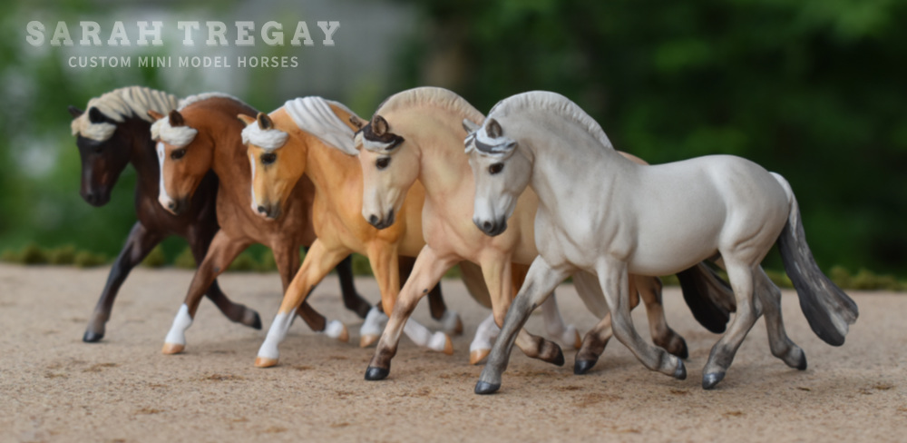 breyer stablemate custom mini model horse by Sarah Tregay