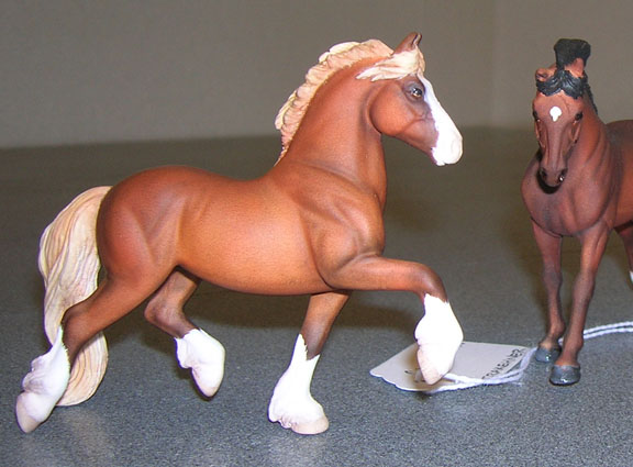 custom mini model horse by Sarah Tregay (Welsh Section D)