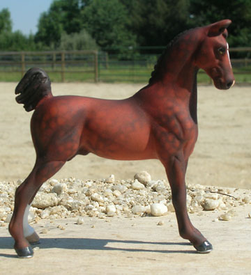 custom mini model horse by Sarah Tregay (Hackney)