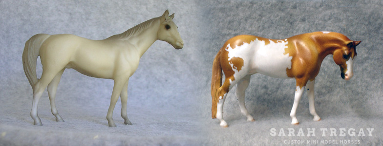 Breyer Stablemate Mold: Citation (G1) - by Maureen Love, 1975 and custom mini by Sarah Tregay