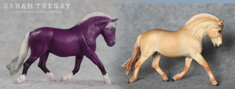 Breyer Stablemate Mold: Fjord 2020 and custom mini by Sarah Tregay