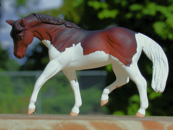 splash paint custom model horse by Sarah Tregay