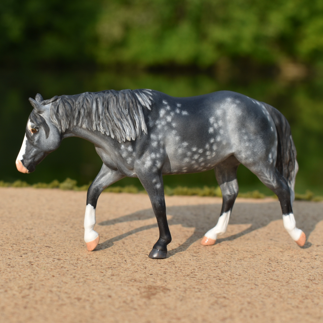 custom mini model horse Custom Breyer stablemate by Sarah Tregay (Breyer Stablemate qh)