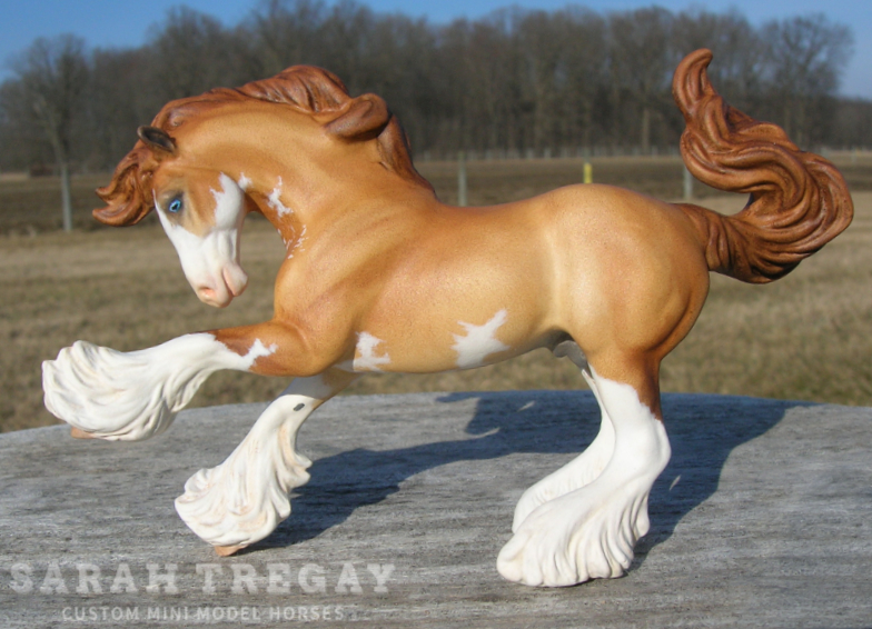 breyer stablemate custom mini model horse by Sarah Tregay